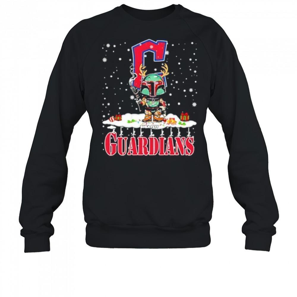 Cleveland Guardians Boba Fett Star Wars Christmas Sweatshirt